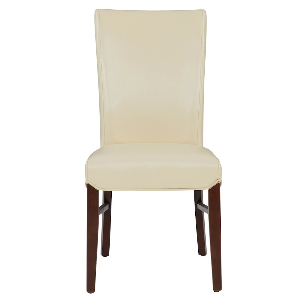 Milton Bonded Leather Dining Side Chair, (Set of 2)