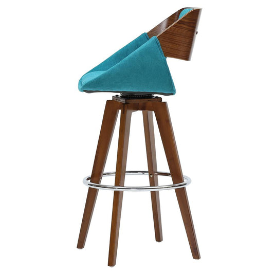 Cyprus Swivel Fabric Bar Stool