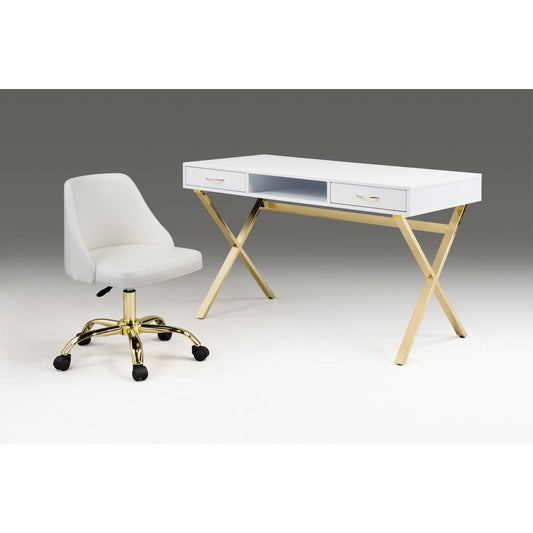 Office Chair With Gold Base