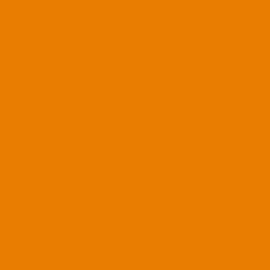 Chair,Orange Pu Chrome Leg, Set Of 2