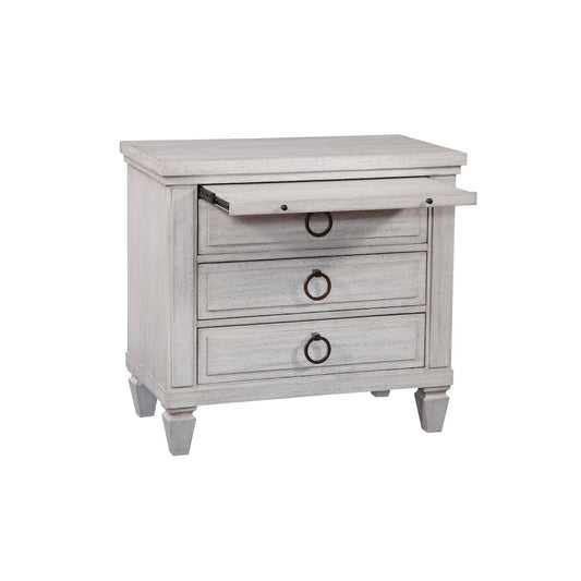 Salter Path 3-Drawer Nightstand - White with Grain
