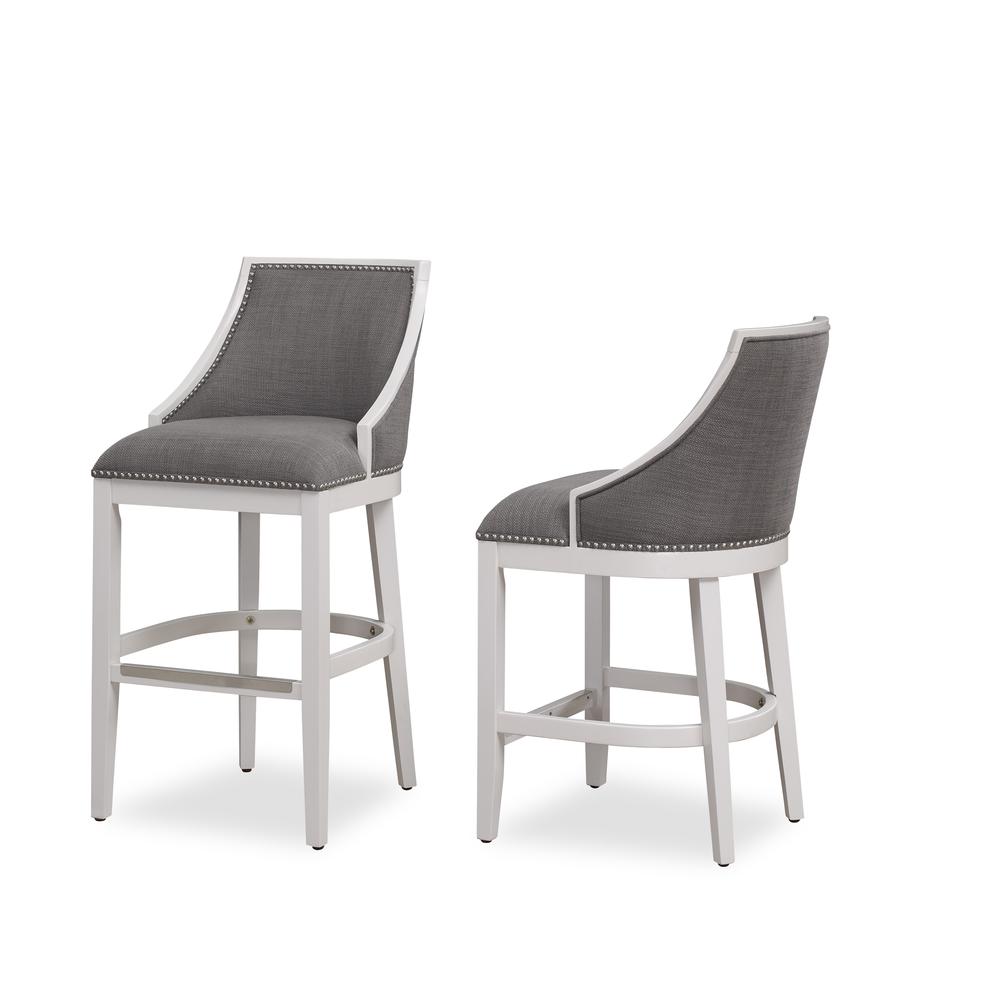 Keller 26" Stool - Off White Finish