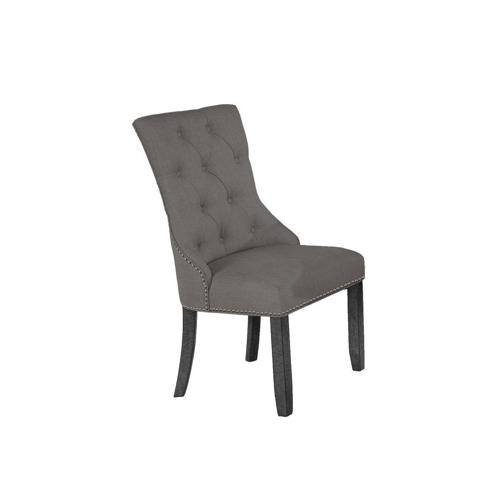 Dark Gray Dining Chair, Set of 2