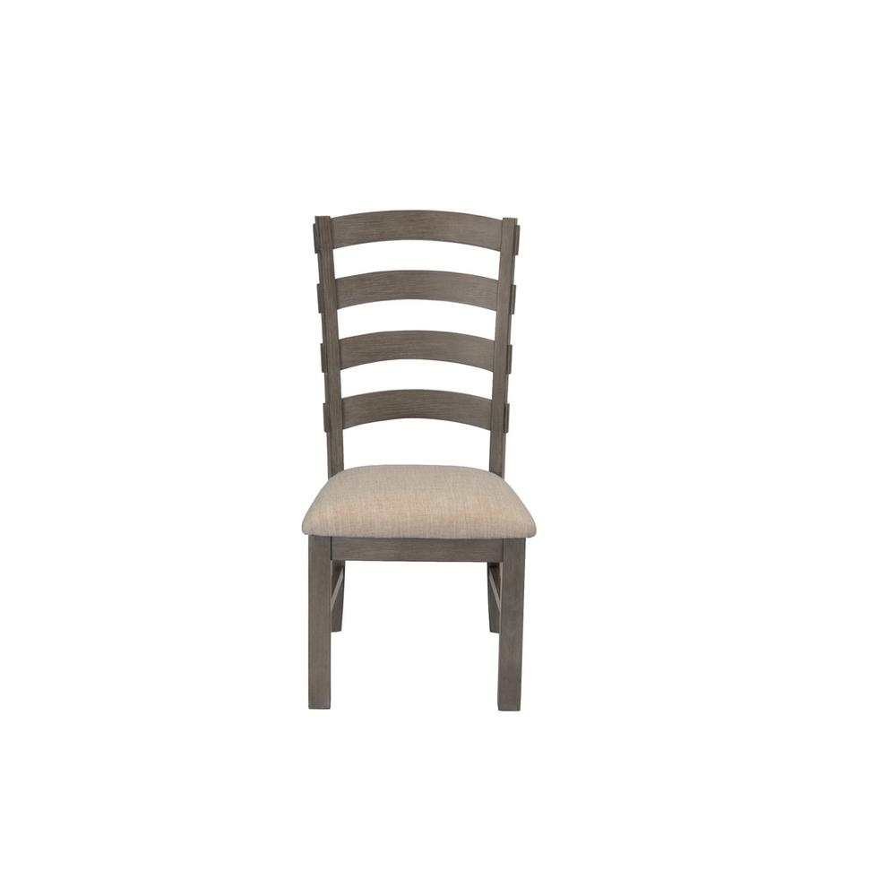 Single Chair, Beige Linen on seat