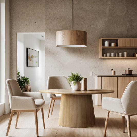 Oval Dining Table in Wheat