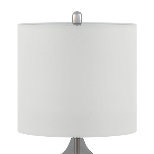 Ellipse Curved Glass Table Lamp, Set of 2, Gray color