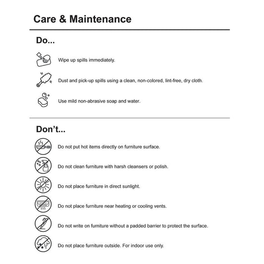 Coffee Table with Tempered Glass