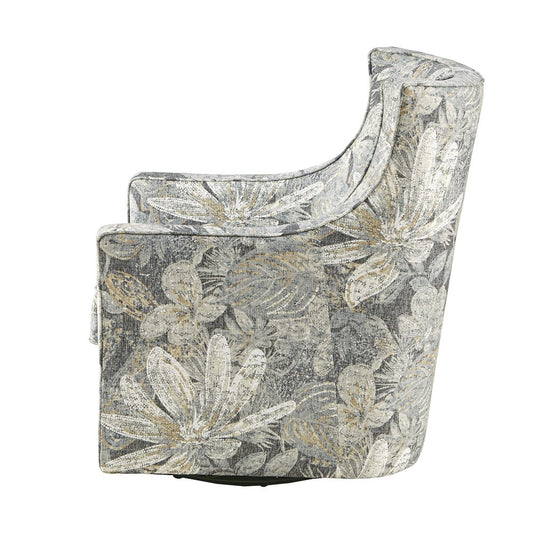 Curve Back Swivel Glider Chair