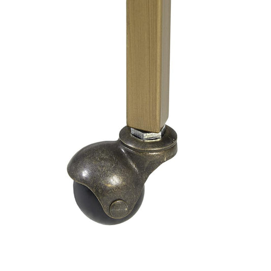 Two Tier Bar Cart on Wheels