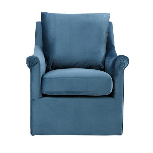 Upholstered Swivel Accent Chair