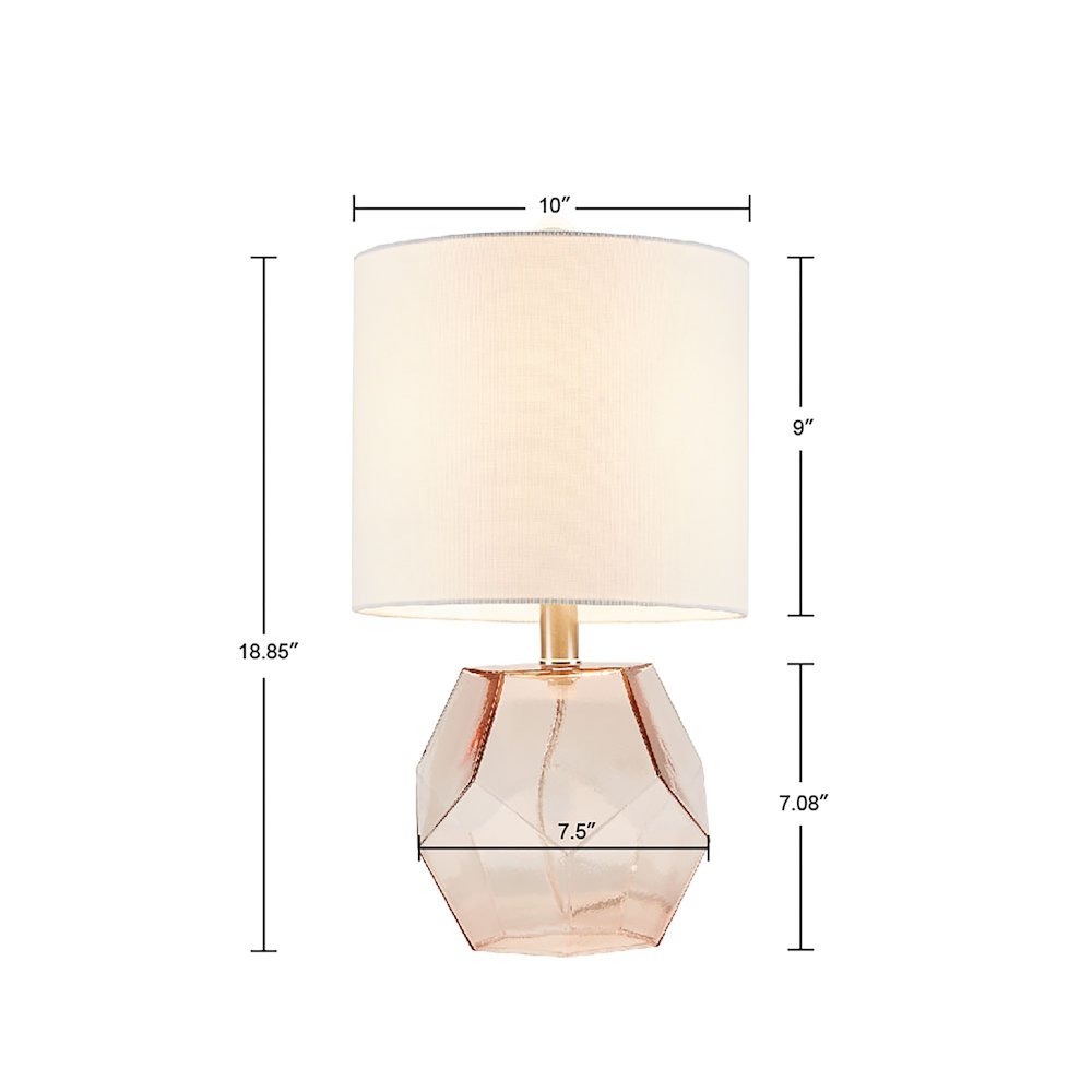 Geometric Glass Table Lamp