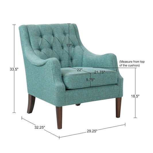 Button Tufted Accent Chair