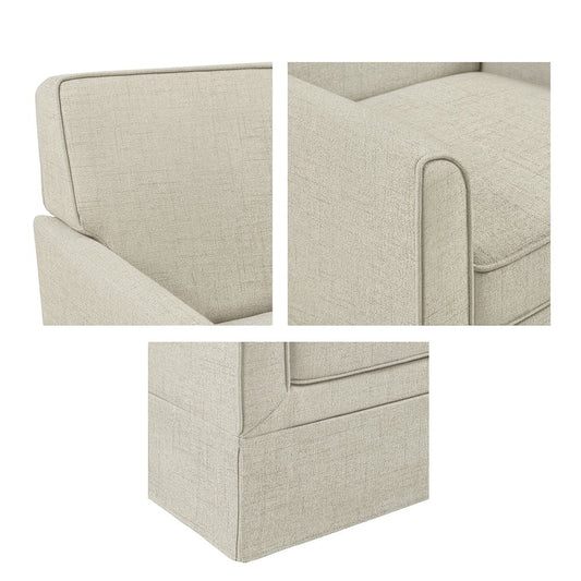 Paula Slipcover Accent Armchair, Cream color