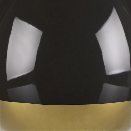 Liora 2-Tone Ceramic Table Lamp Set of 2, Black/Gold color