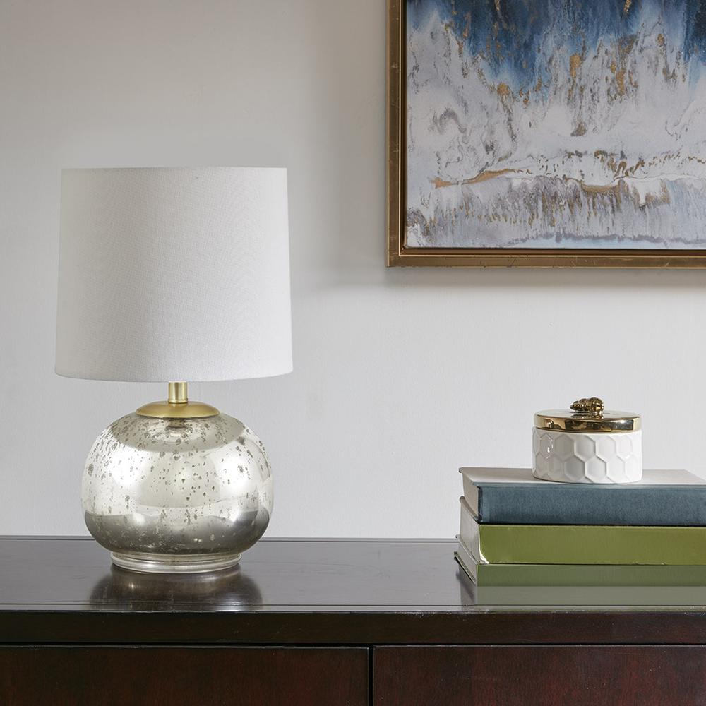 Metallic Glass Table Lamp
