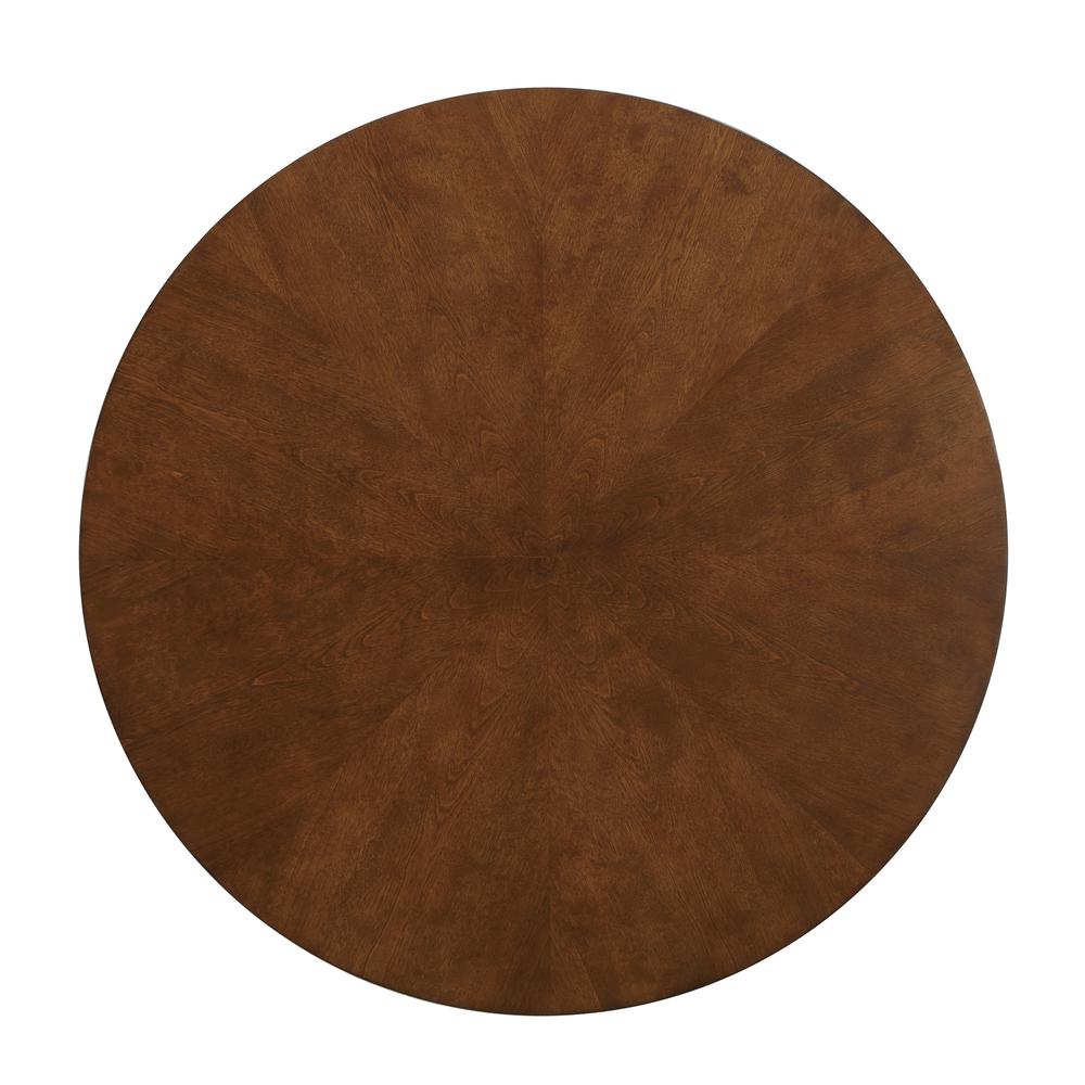 Bonito Walnut Finish Leg Dining Table