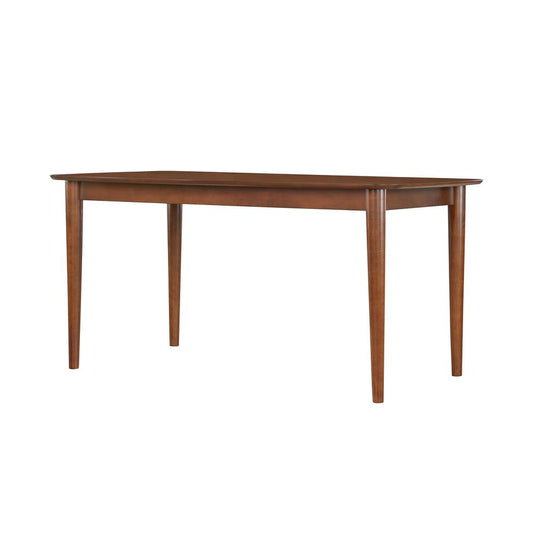 Bonito Walnut Finish Leg Dining Table