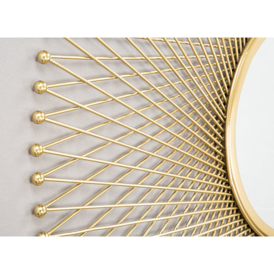 Glow Round Mirror Gold