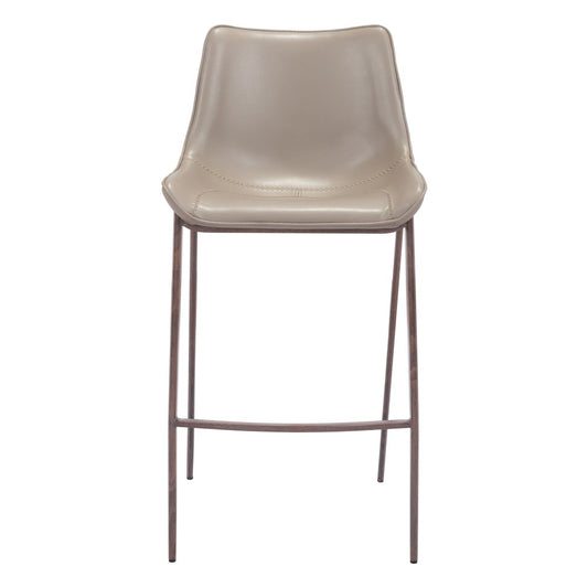 Magnus Barstool (Set of 2) Brown & Walnut