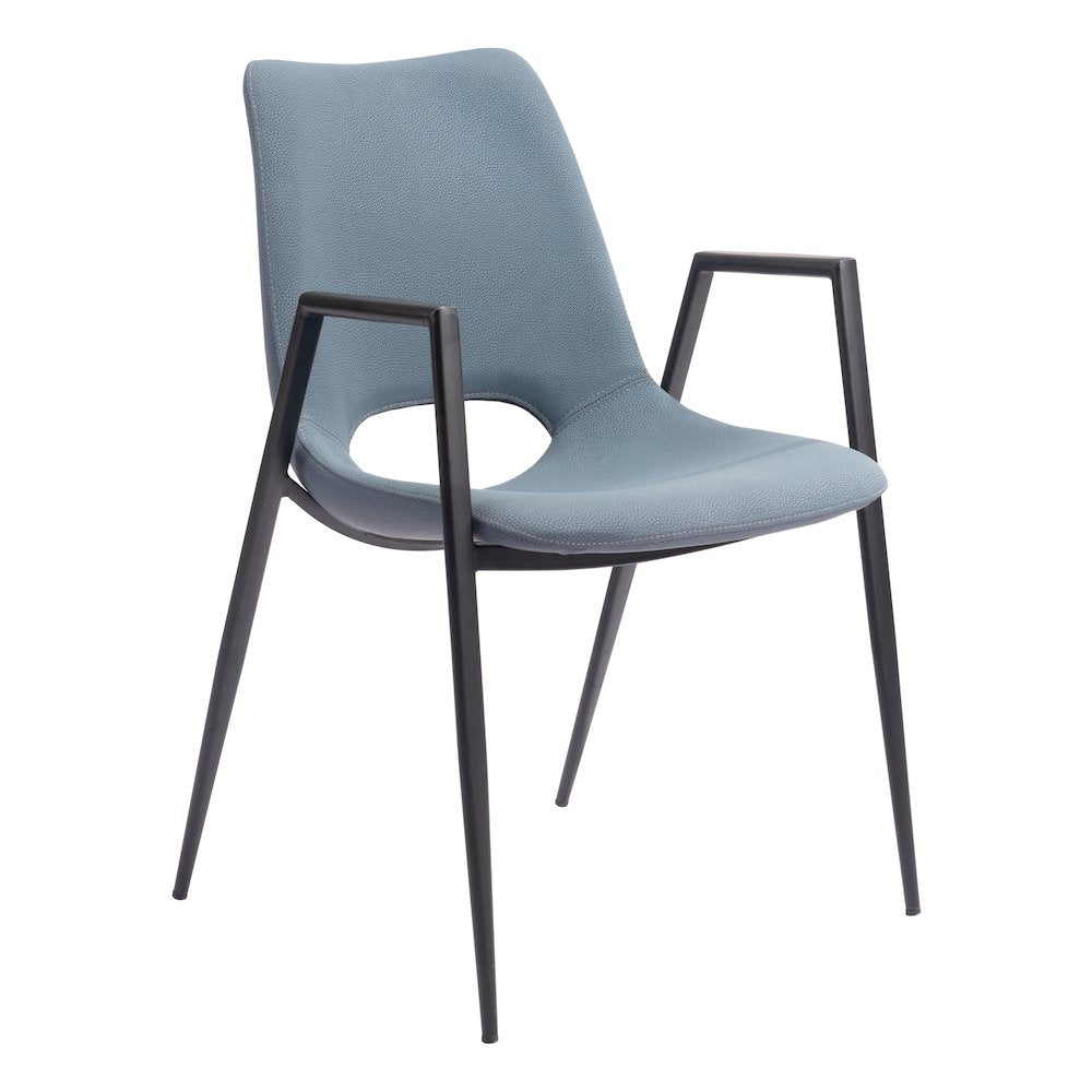Desi Dining Chair (Set of 2) Azure Gray
