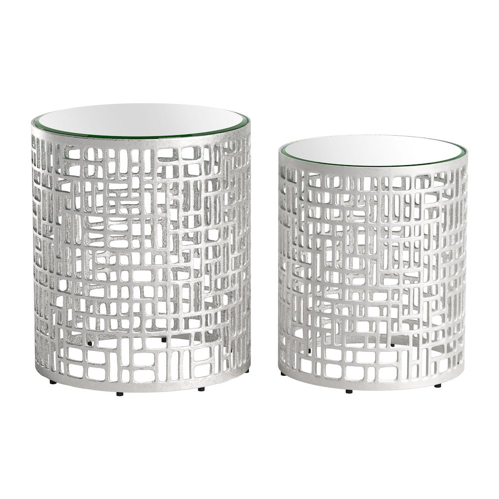 Reden Side Table Set (2-Piece) Silver