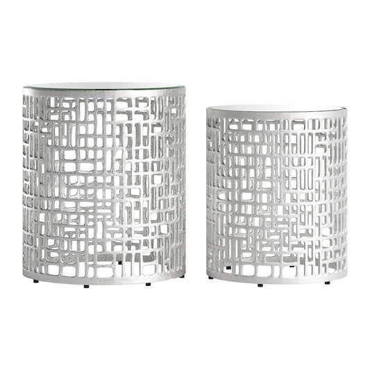 Reden Side Table Set (2-Piece) Silver