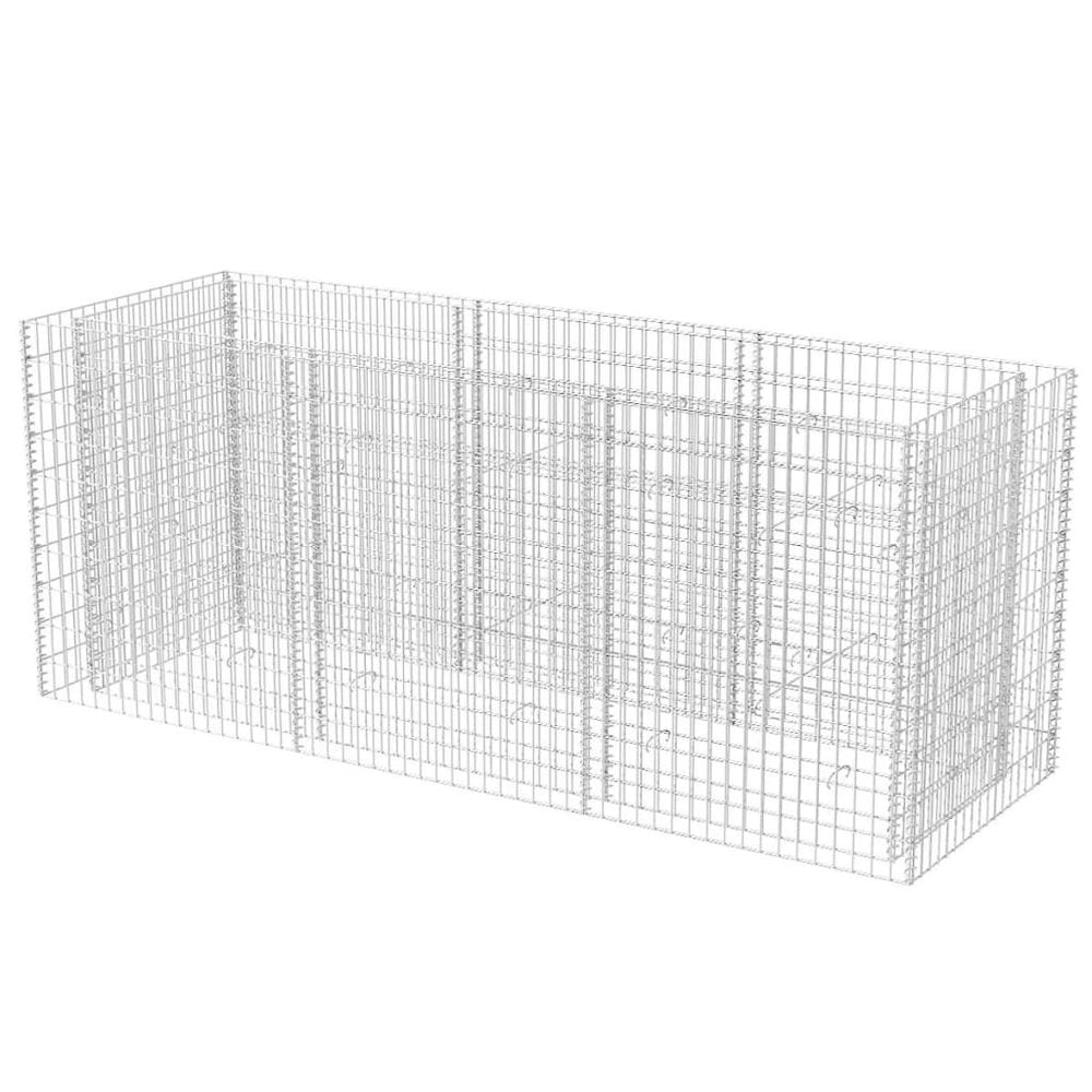 vidaXL Gabion Raised Bed Steel 106.3"x35.4"x39.4", 142554