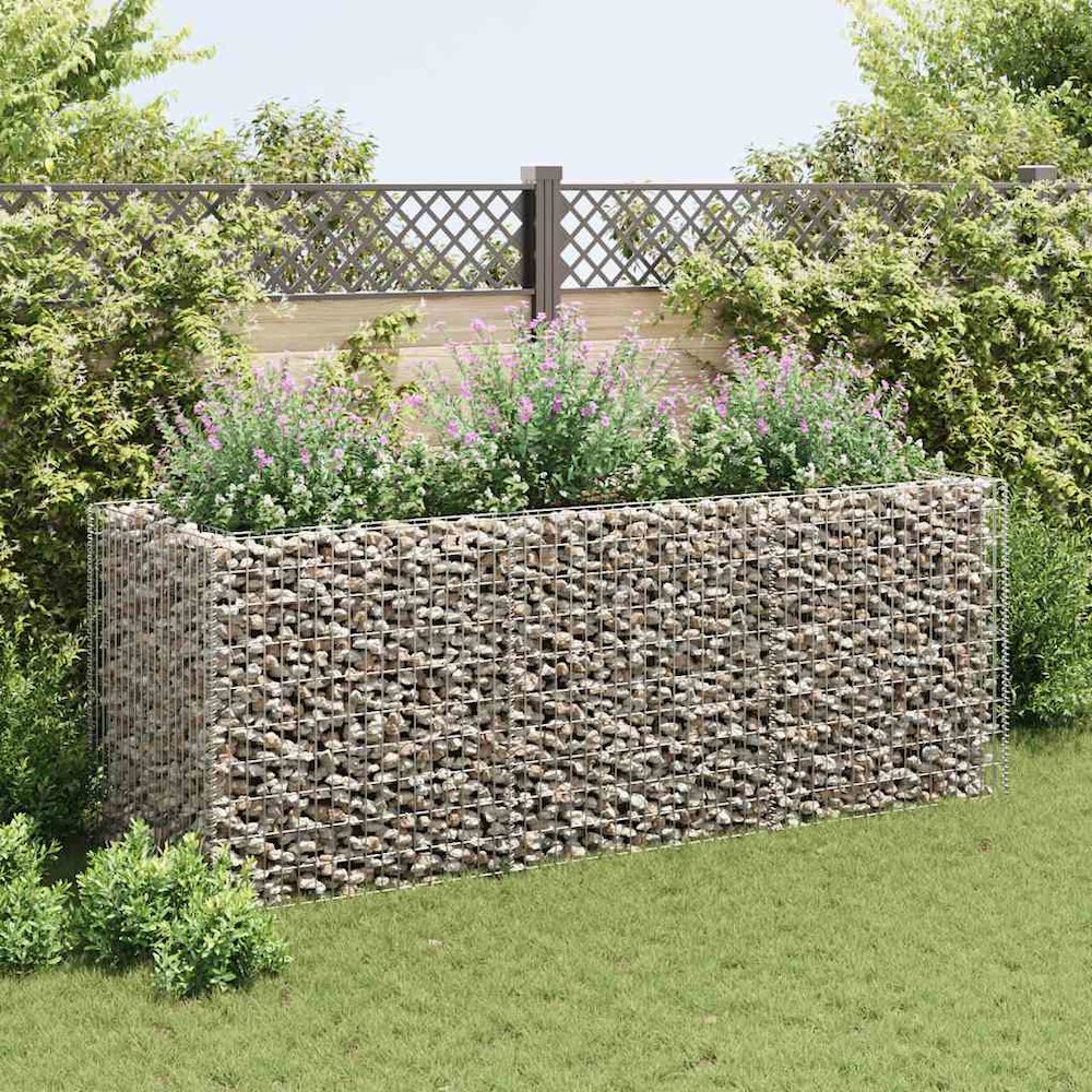vidaXL Gabion Raised Bed Steel 106.3"x35.4"x39.4", 142554