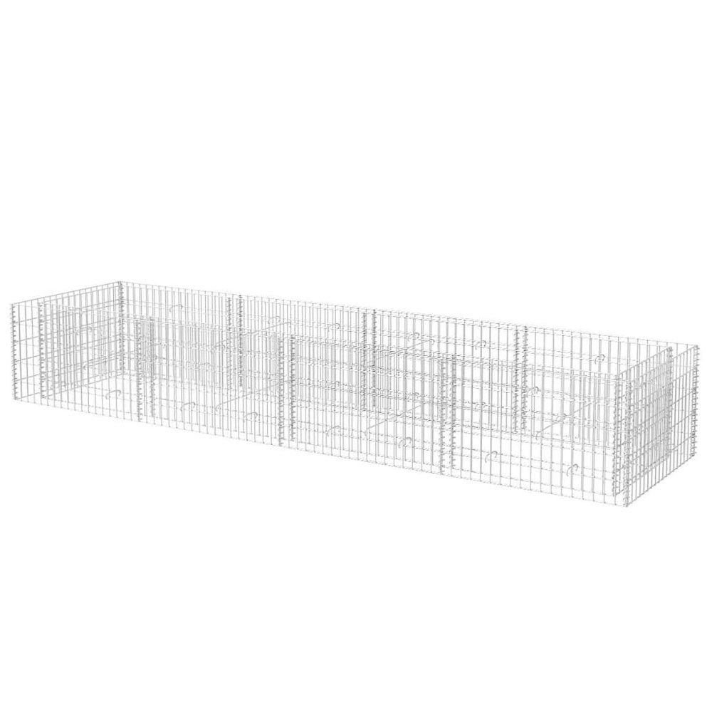 vidaXL Gabion Raised Bed Steel 141.7"x35.4"x19.7", 142555