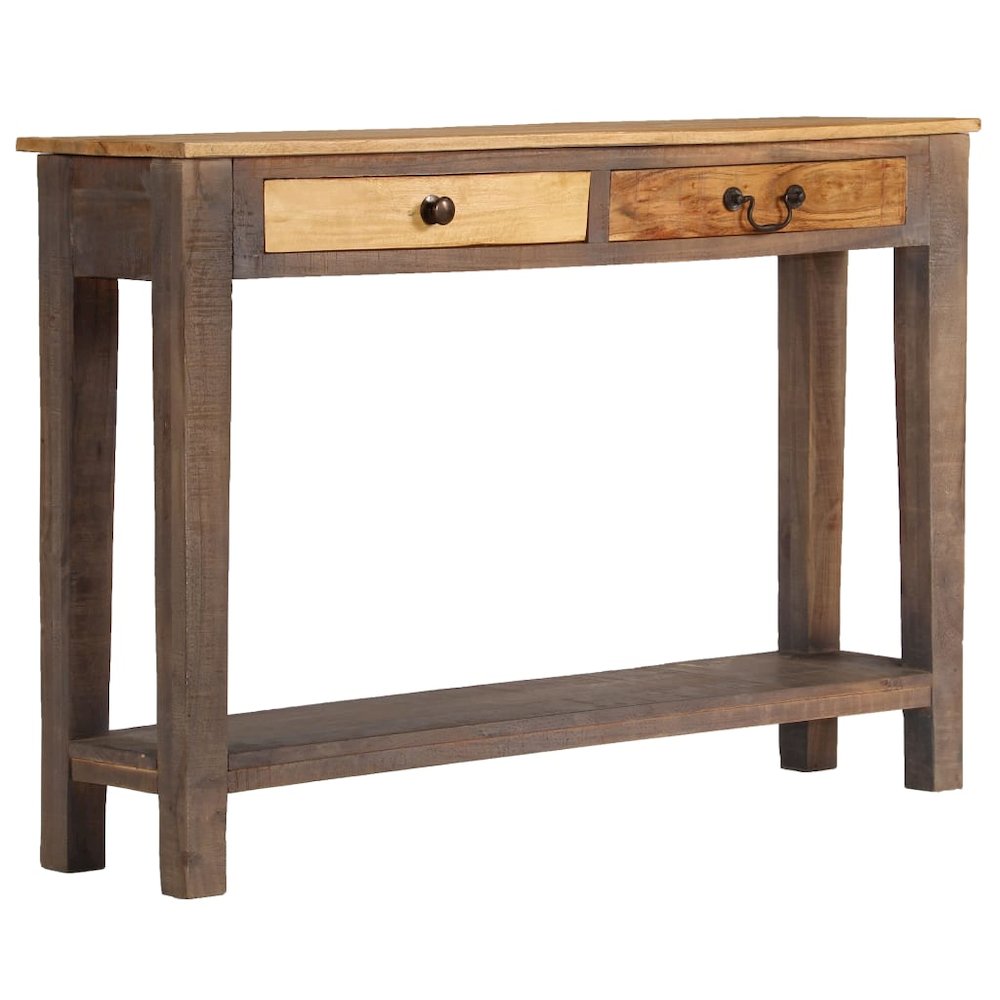 vidaXL Console Table Solid Wood Vintage 46.5"x11.8"x31.5", 244966