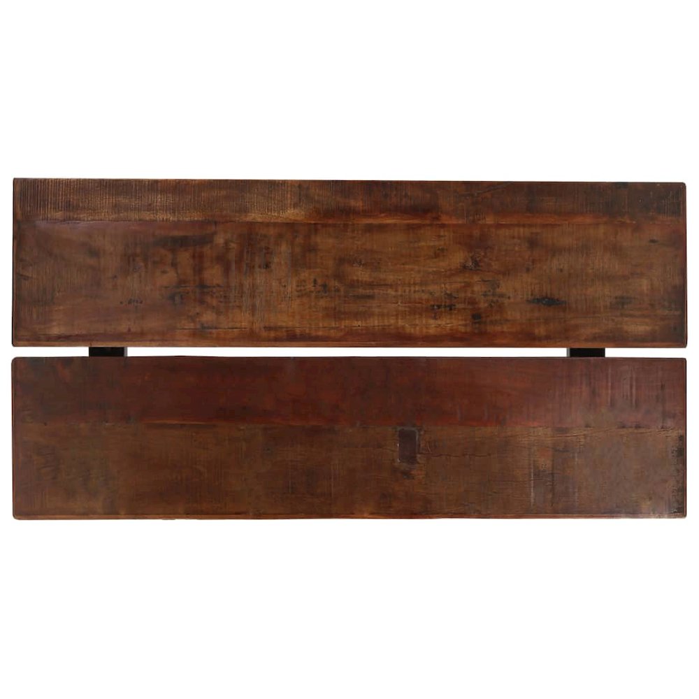 vidaXL Bar Table Solid Reclaimed Wood Dark Brown 59.1"x27.6"x42.1", 245384