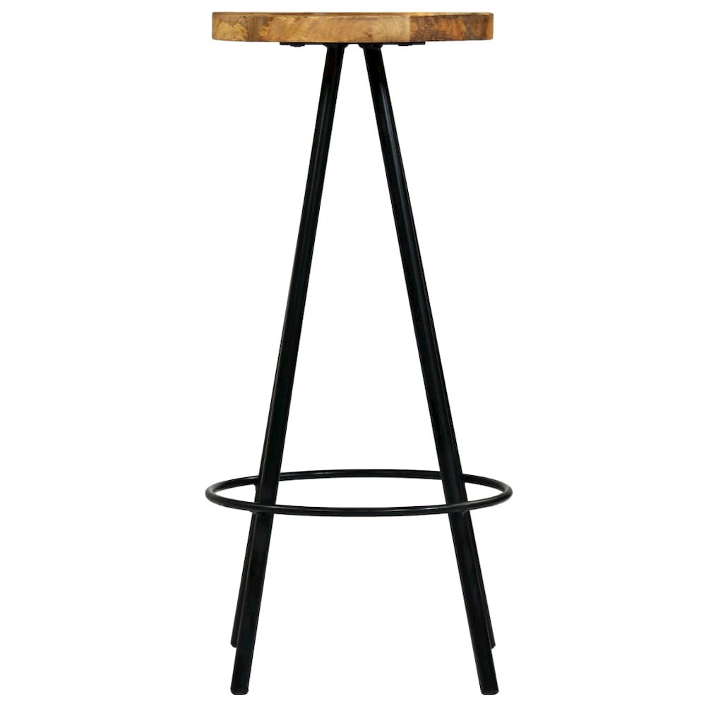 vidaXL Bar Stools 4 pcs Solid Mango Wood, 246239