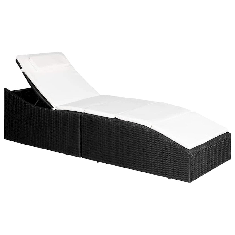 Sunlouger Black and Cream White