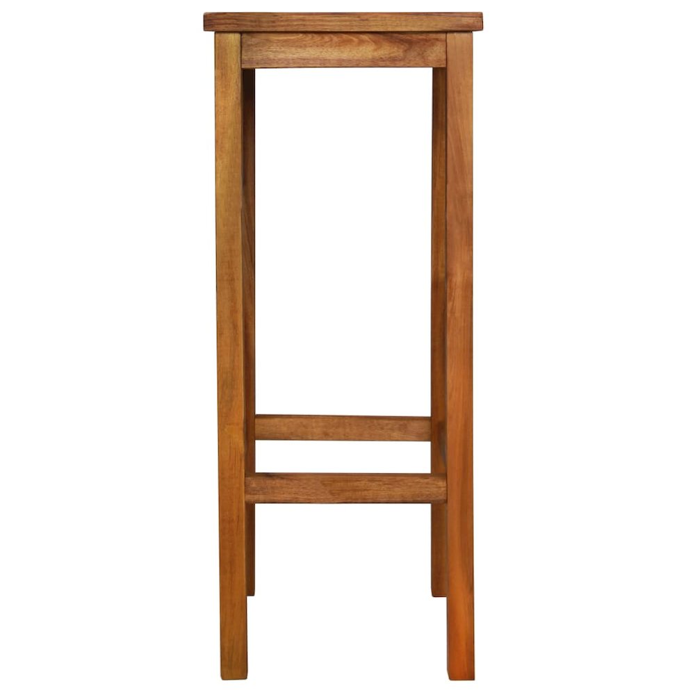 vidaXL Bar Chairs 2 pcs Solid Acacia Wood, 44016