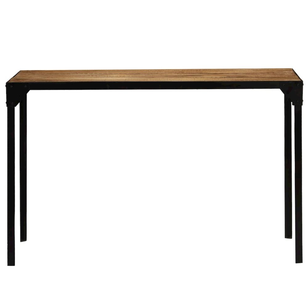 vidaXL Dining Table Solid Rough Mango Wood and Steel 47.2", 246630