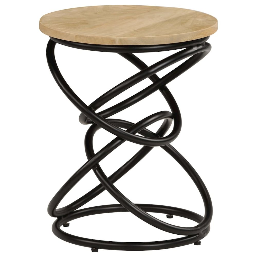 vidaXL End Table Solid Mango Wood 15.7"x19.7", 247320