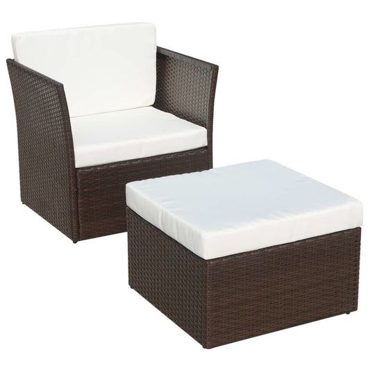 Outdoor Furniture Sets Brown Powder-coated steel Medium Durable