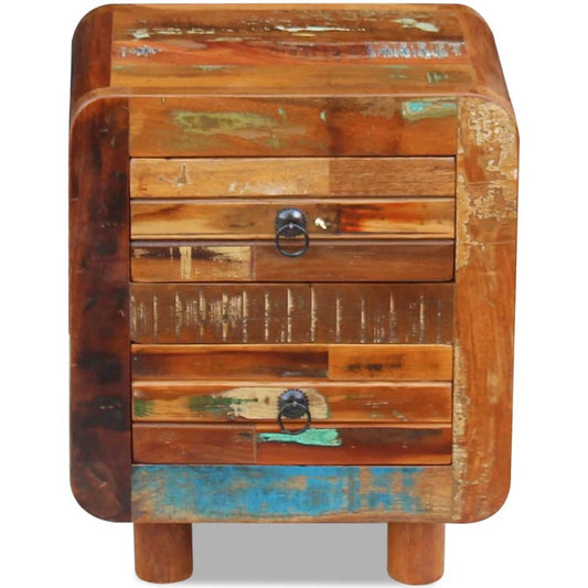 Storage Cabinet Varied/Multicolor Reclaimed wood Medium