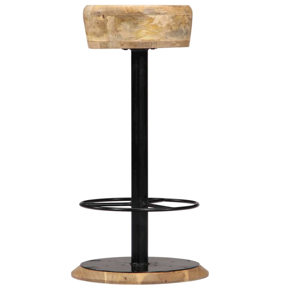 vidaXL Bar Stools 2 pcs Solid Mango Wood, 247832