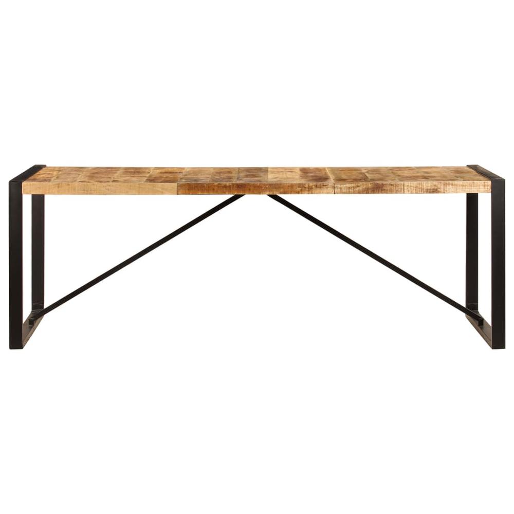 vidaXL Dining Table 86.6"x39.4"x29.5" Solid Mango Wood, 247408