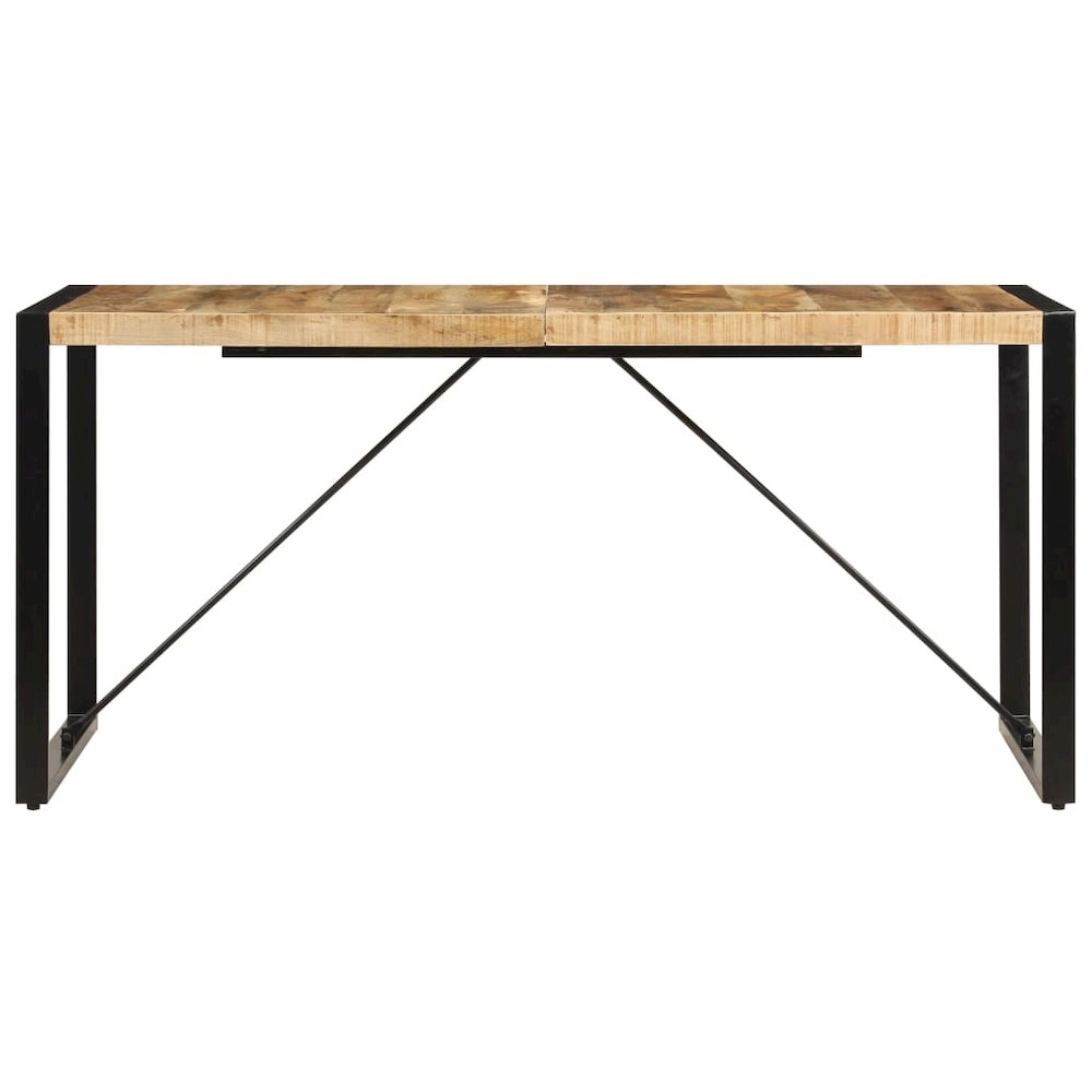vidaXL Dining Table 63"x31.5"x29.5" Solid Mango Wood, 247417