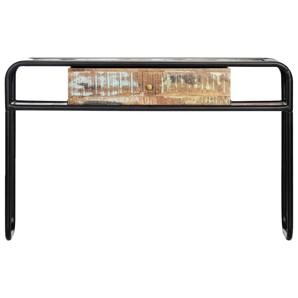 vidaXL Console Table 46.5"x11.8"x29.5" Solid Reclaimed Wood