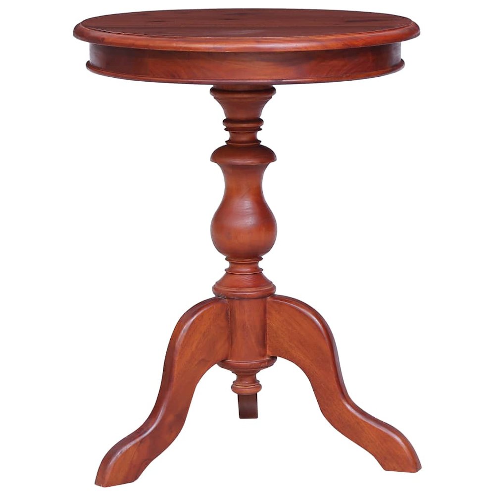 vidaXL Side Table Brown 19.7"x19.7"x25.6" Solid Mahogany Wood, 283845