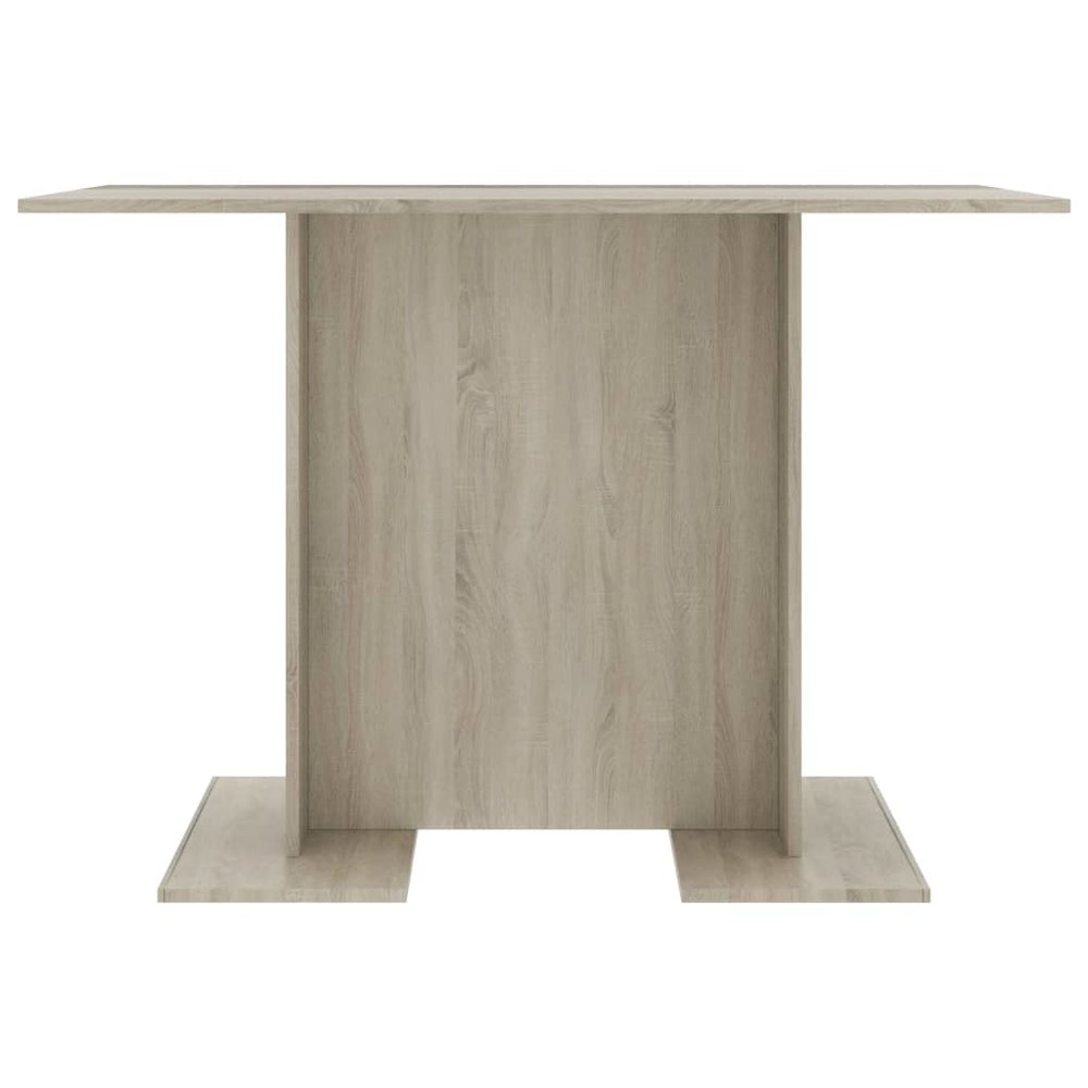 vidaXL Dining Table Sonoma Oak 43.3"x23.6"x29.5" Chipboard, 800246