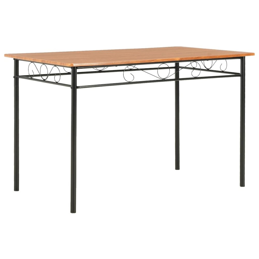 vidaXL Dining Table Brown 47.2"x27.6"x29.5" MDF 1402
