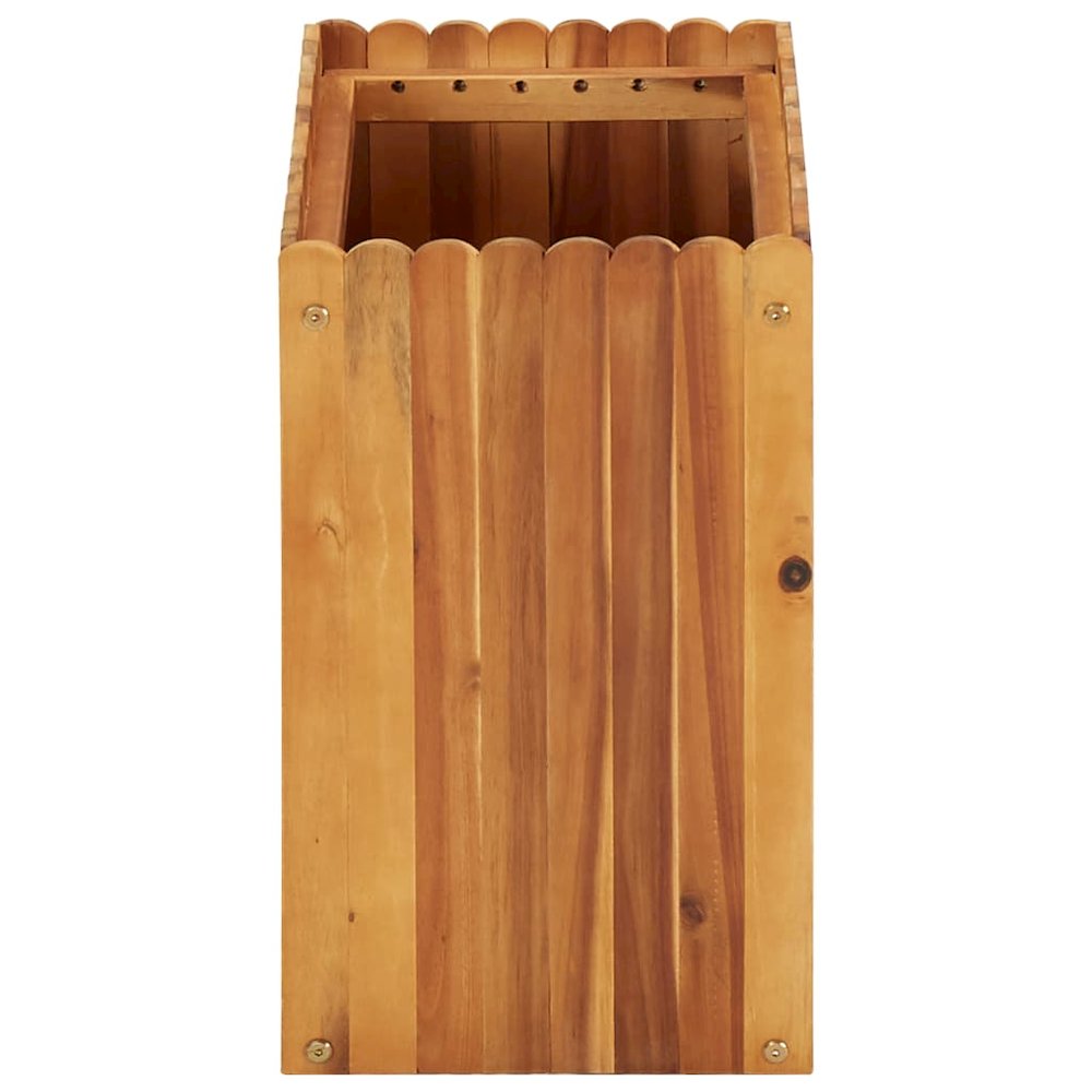 vidaXL Garden Raised Bed 19.6"x11.8"x19.6" Solid Acacia Wood, 45923