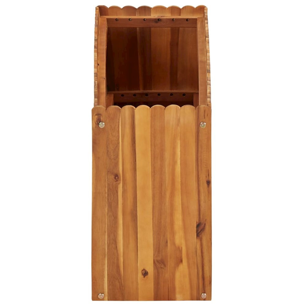 vidaXL Garden Raised Bed 39.3"x11.8"x19.6" Solid Acacia Wood, 45924