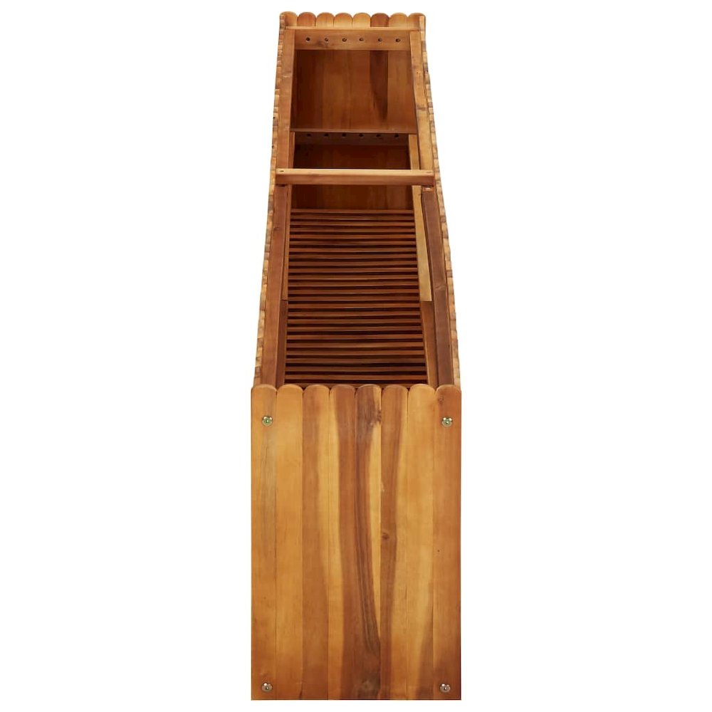 vidaXL Garden Raised Bed 78.7"x11.8"x19.6" Solid Acacia Wood, 45926