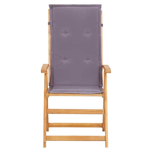 Garden Chair Set of 2 Dark grey