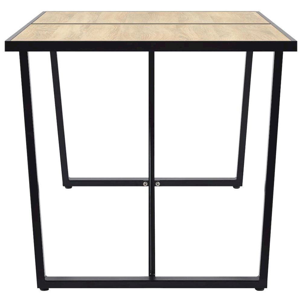 vidaXL Dining Table Oak 63"x31.5"x29.5" MDF, 281562